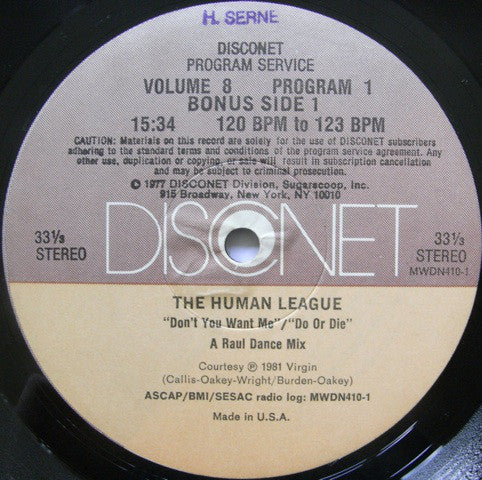 Various : Volume 8 Program 1 (2x12", P/Mixed)