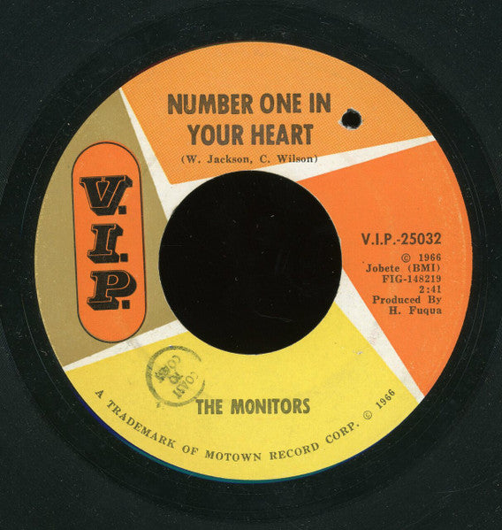 The Monitors : Greetings (This Is Uncle Sam) / Number One In Your Heart (7", Single, ARP)