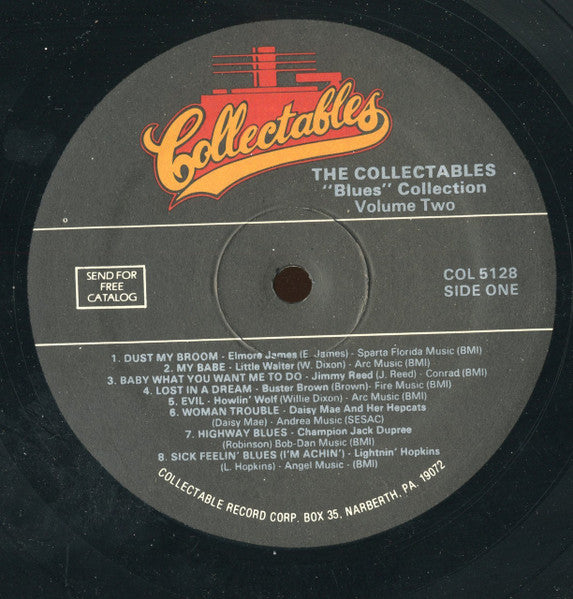 Various : The Collectables "Blues" Collection Volume 2 (LP, Comp)