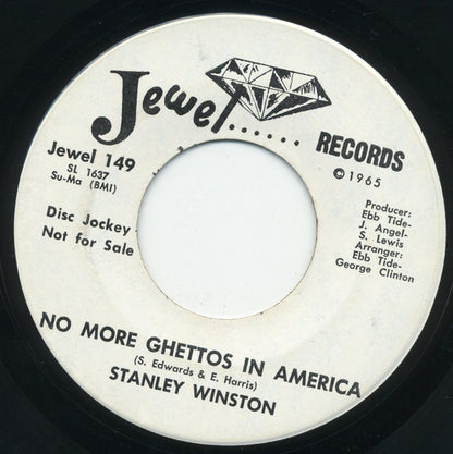 Stanley Winston : No More Ghettos In America (7", Promo)