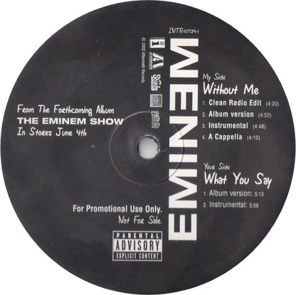 Eminem : Without Me / What You Say (12", Promo)