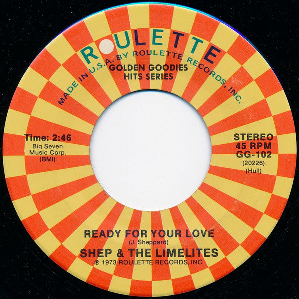 Shep & The Limelites : Three Steps From The Altar / Ready For Your Love (7")
