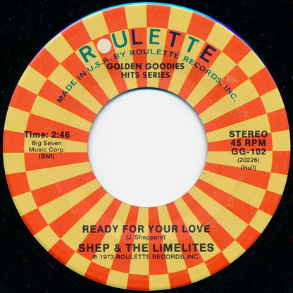 Shep & The Limelites : Three Steps From The Altar / Ready For Your Love (7")