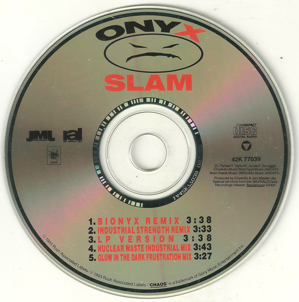 Onyx : Slam (The Alternatives) (CD, Maxi)