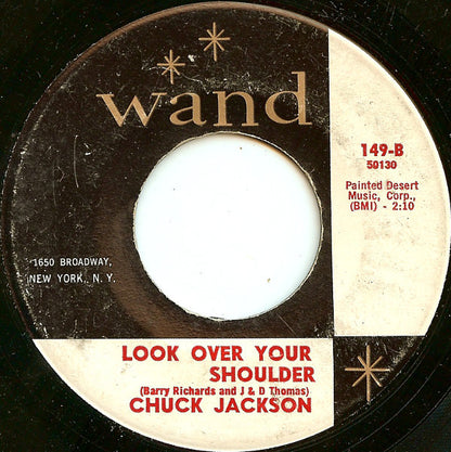 Chuck Jackson : Hand It Over / Look Over Your Shoulder (7")