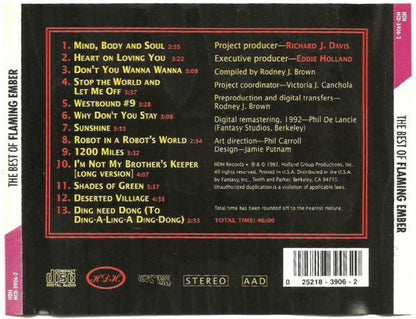 Flaming Ember : Best Of Flaming Ember (CD, Comp)