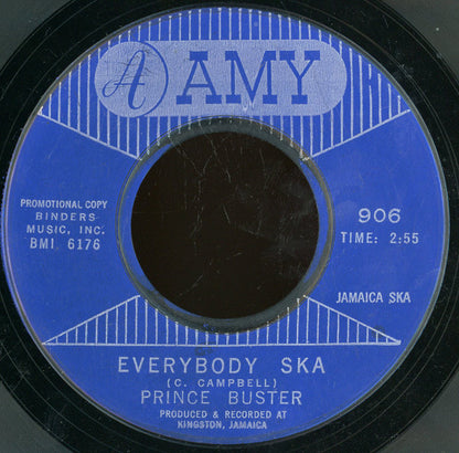 Prince Buster : 30 Pieces Of Silver / Everybody Ska (7", Single, Promo, Styrene)