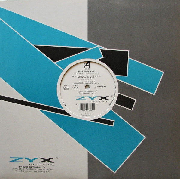 Twenty 4 Seven : Slave To The Music (12")
