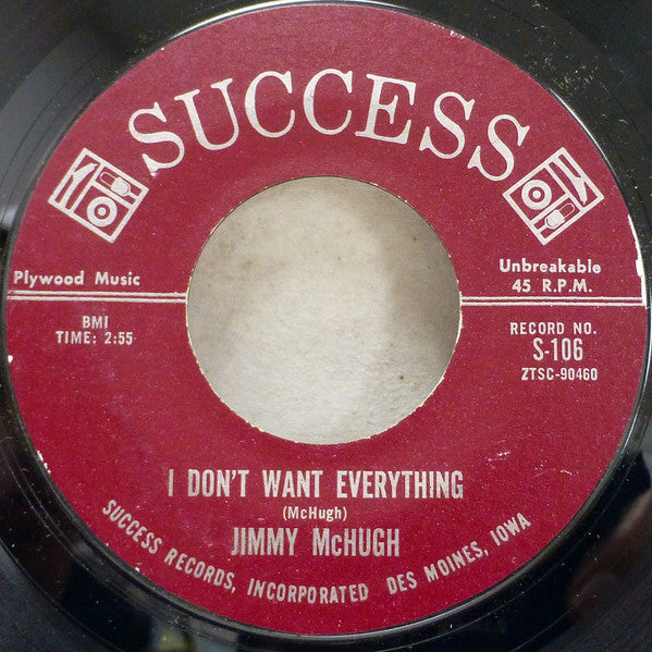 Jimmy McHugh (2) : Do The Kangaroo / I Don't Want Everything (7", Single, Styrene)