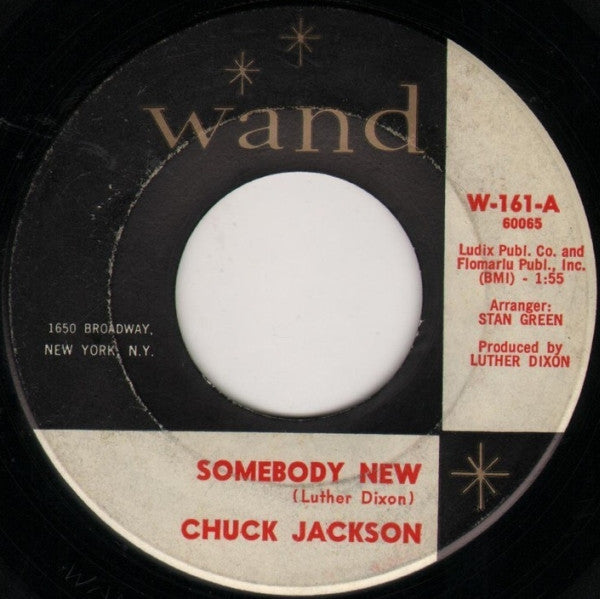 Chuck Jackson : Somebody New / Stand By Me (Adaptation Live) (7", Single)