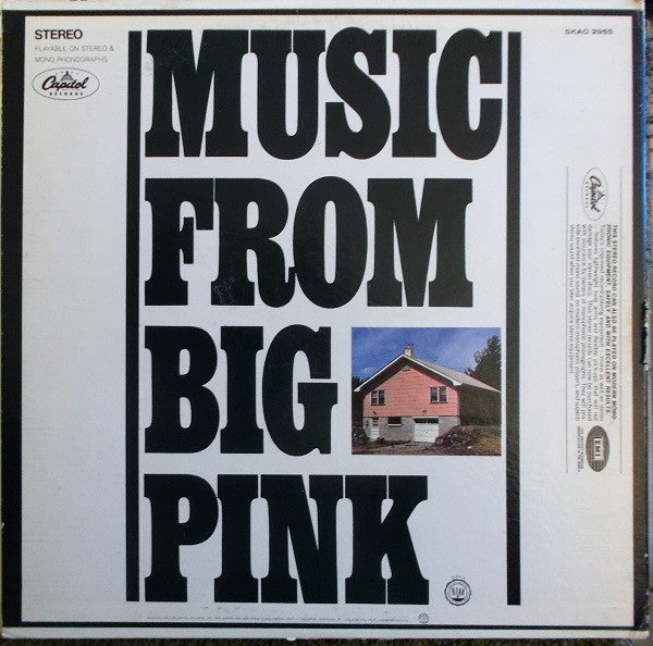 The Band : Music From Big Pink (LP, Album, RP, Win)