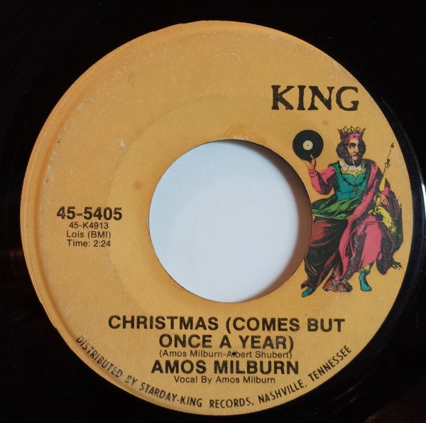 Charles Brown / Amos Milburn : Please Come Home For Christmas / Christmas (Comes But Once A Year) (7", Single, RE)