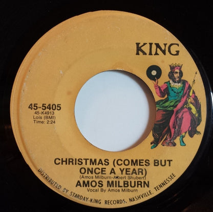 Charles Brown / Amos Milburn : Please Come Home For Christmas / Christmas (Comes But Once A Year) (7", Single, RE)