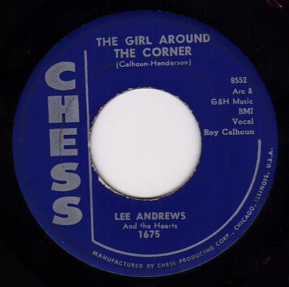 Lee Andrews & The Hearts : Tear Drops / The Girl Around The Corner (7", Single)