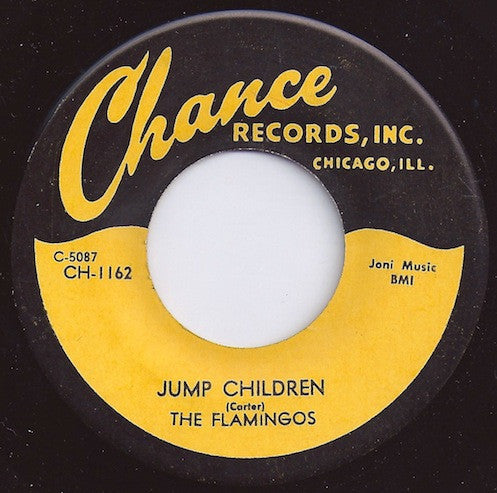 The Flamingos : Jump Children / Blues In A Letter (7", Unofficial)
