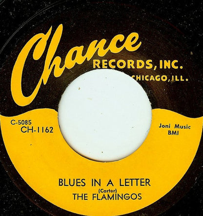 The Flamingos : Jump Children / Blues In A Letter (7", Unofficial)
