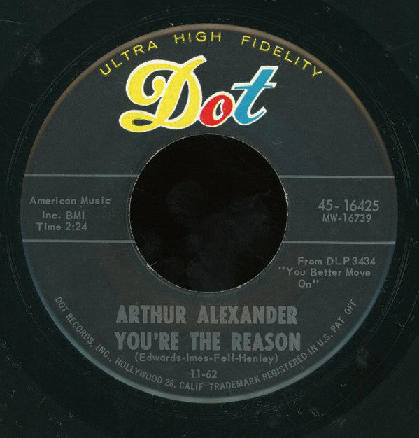 Arthur Alexander : You're The Reason / Go Home Girl (7", Single)
