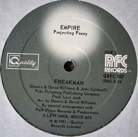 Empire (2) Projecting Penny (3) : Freakman (12", Ltd, Whi)