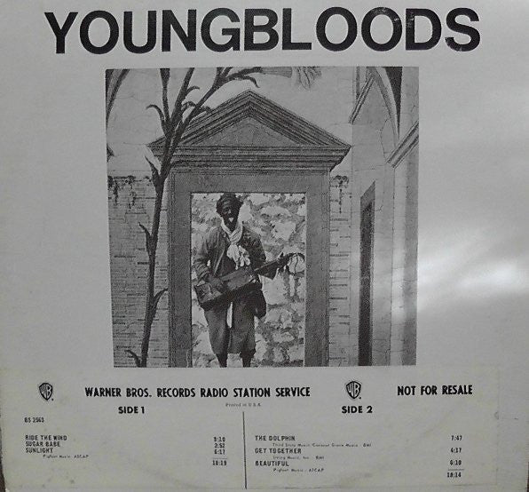 The Youngbloods : Ride The Wind (LP, Album, Promo)