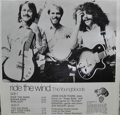 The Youngbloods : Ride The Wind (LP, Album, Promo)