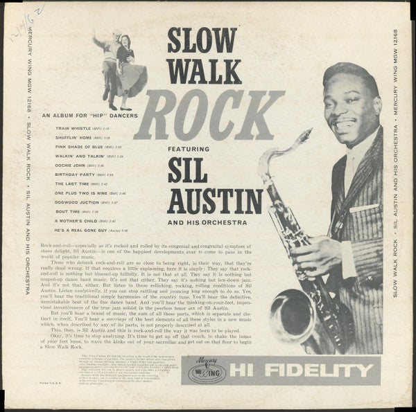 Sil Austin And His Orchestra : Slow Walk Rock (LP, Album, Mono, RE)