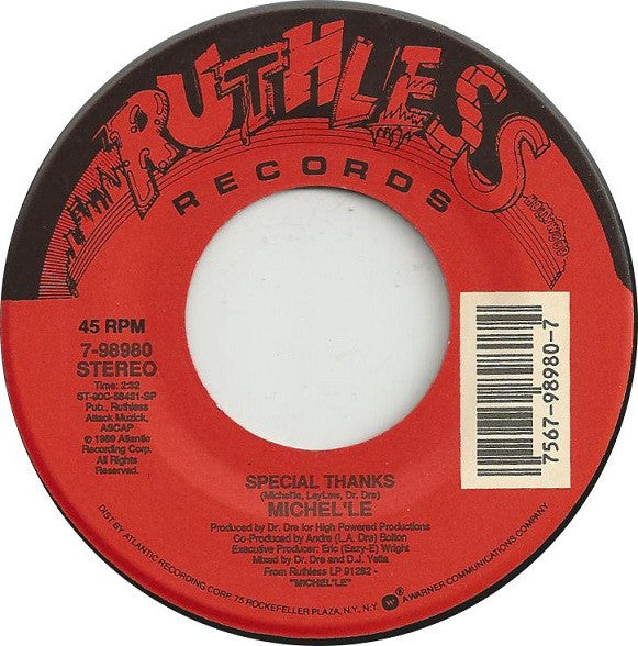 Michel'le : Nicety / Special Thanks (7")