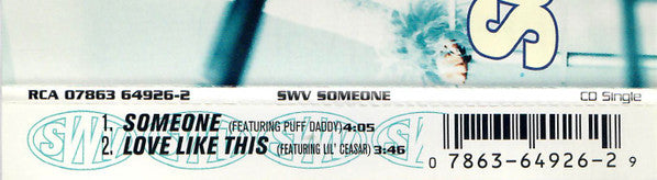 SWV : Someone (CD, Single)