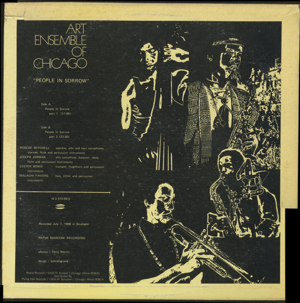 The Art Ensemble Of Chicago : People In Sorrow (LP, Album, RE)