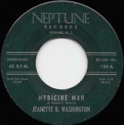 Baby Washington : Medicine Man (7", Single)