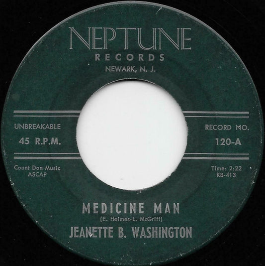 Baby Washington : Medicine Man (7", Single)