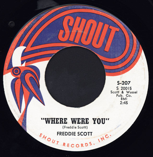 Freddie Scott (2) : Are You Lonely For Me / Where Were You (7", Single, SRC)