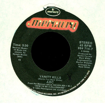 ABC : Vanity Kills (7", Single)