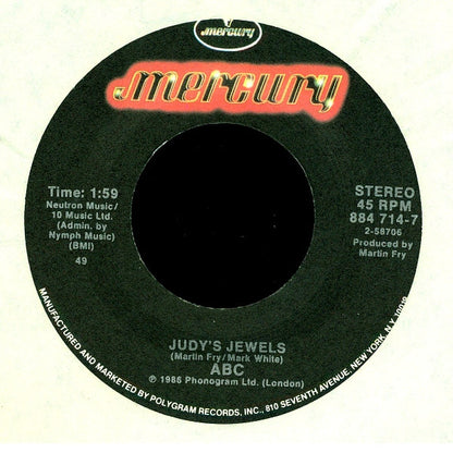 ABC : Vanity Kills (7", Single)