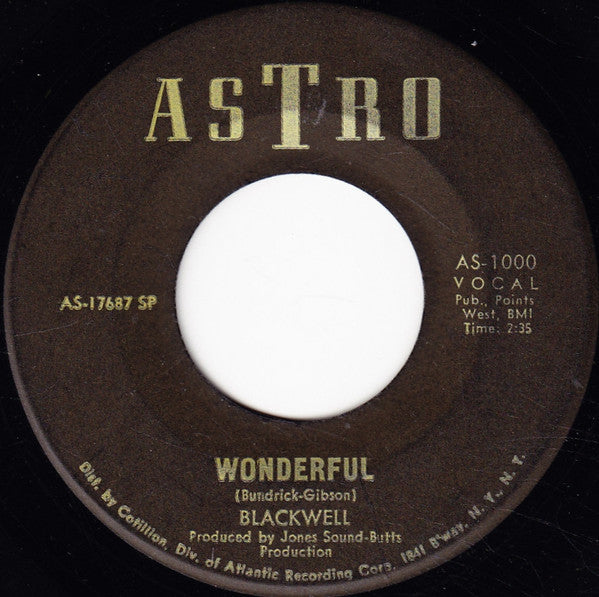 Blackwell (4) : Wonderful / Dirty Story (7", SP )