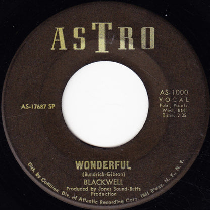 Blackwell (4) : Wonderful / Dirty Story (7", SP )