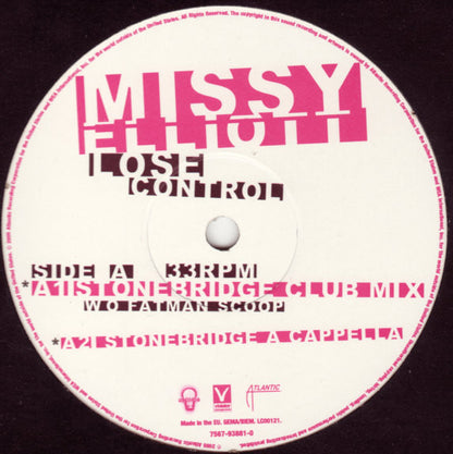 Missy Elliott : Lose Control (12")