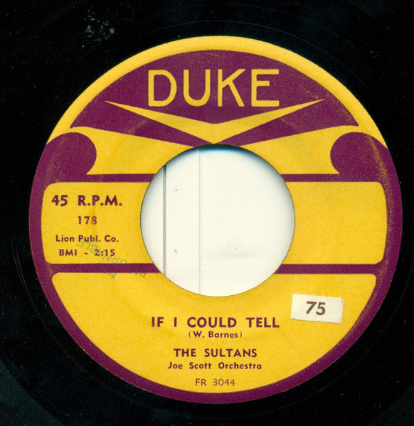 The Sultans (10) : If I Could Tell / My Love Is So High (7", Single)