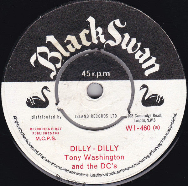 Tony Washington & The D.C.S : Dilly - Dilly / But I Do (7", Single)