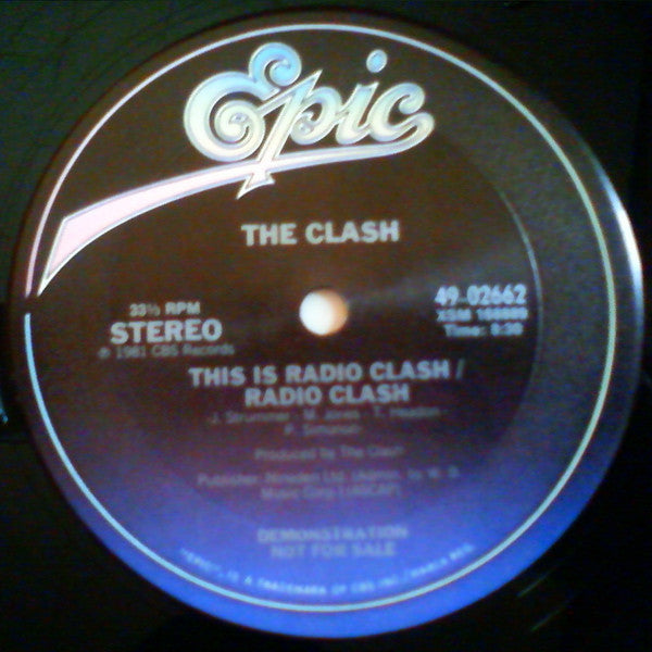 The Clash : This Is Radio Clash (12", Promo)