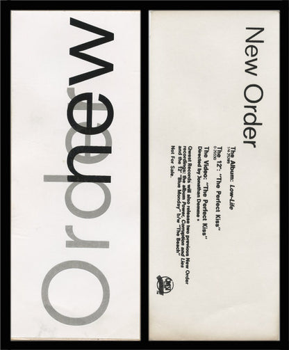 New Order : The Perfect Kiss (7", Single, Promo, Styrene, All)