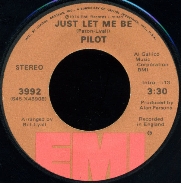 Pilot : Magic (7", Single, Jac)