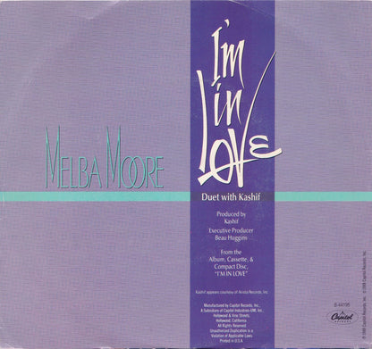 Melba Moore Duet With Kashif : I'm In Love (7", Single, Promo, Styrene)