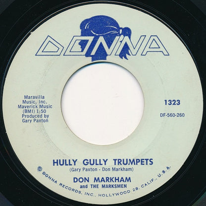 Don Markham & The Marksmen : The Shuck / Hully Gully Trumpets (7", Single, Styrene)