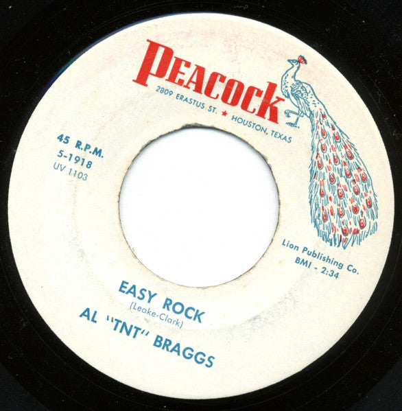 Al "TNT" Braggs : You're Something Else / Easy Rock (7", Single)