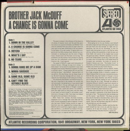 Brother Jack McDuff : A Change Is Gonna Come (LP)