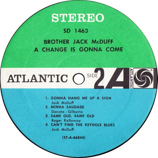 Brother Jack McDuff : A Change Is Gonna Come (LP)