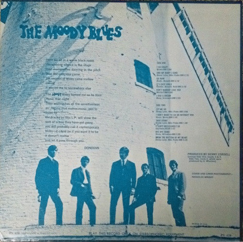 The Moody Blues : Go Now - The Moody Blues #1 (LP, Album, M/Print)