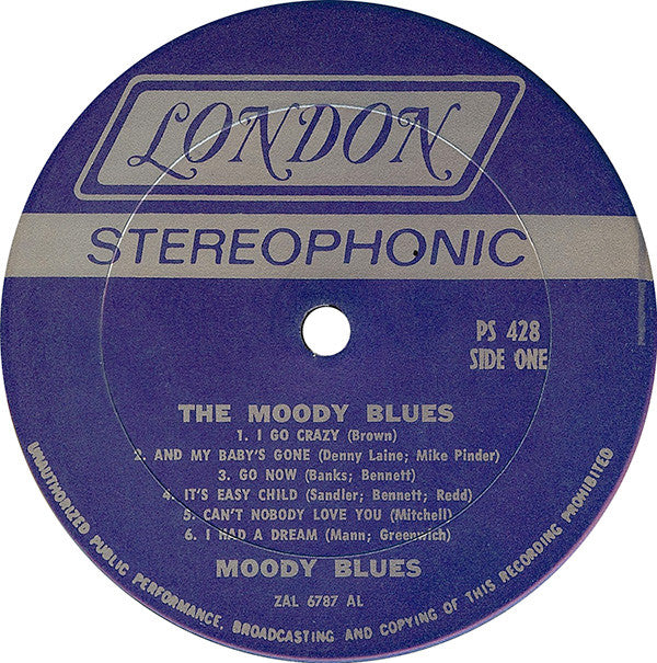 The Moody Blues : Go Now - The Moody Blues #1 (LP, Album, M/Print)