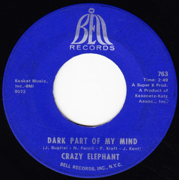 Crazy Elephant : Gimme Gimme Good Lovin' / Dark Part Of My Mind (7", Single)