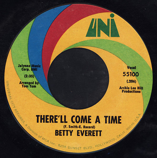 Betty Everett : There'll Come A Time / Take Me (7", Single)